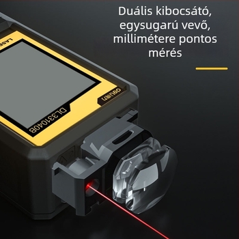Kézben tartható lézeres távolságmérő, nagy precíziós digitális mérővonal és infravörös belső méréshez
