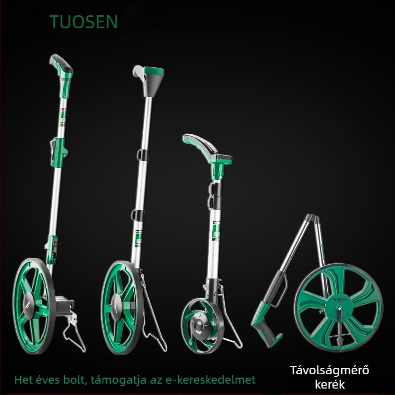 Tuosen kézi távolságmérő kerék nagy és kis kerékkel, mechanikus görgő digitális kijelzővel