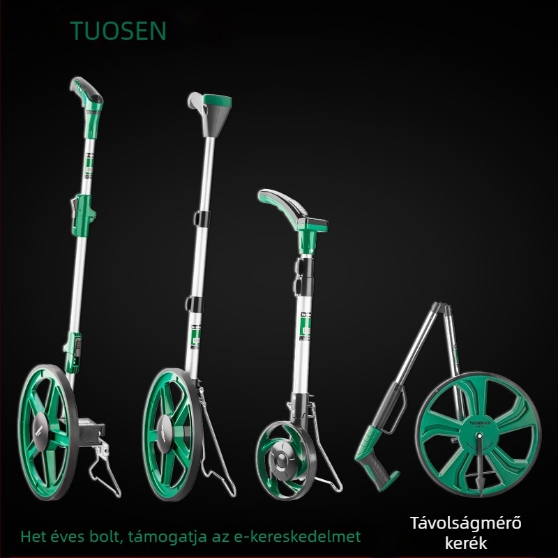 Tuosen kézi távolságmérő kerék nagy és kis kerékkel, mechanikus görgő digitális kijelzővel