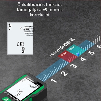 SNDWAY Shendawei Kültéri lézeres távolságmérő — nagy pontosságú mérőeszköz, digitális vonalzó, zöld fény, infravörös helyiségmérés