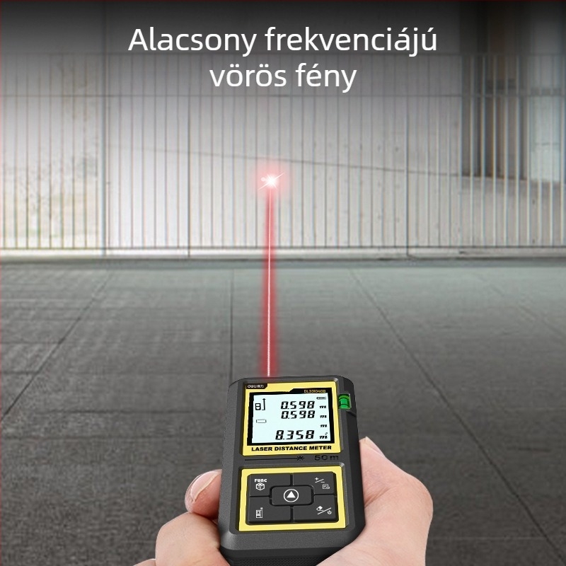 Kézi lézeres távolságmérő, nagy pontosságú, digitális infravörös távolságmérő eszköz