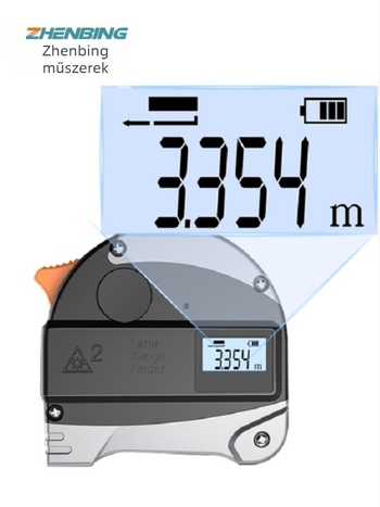 Lézeres távolságmérő infravörös elektronikus vonalzóval, nagy precizitású Luban mérőeszköz, kézi mérőeszköz
