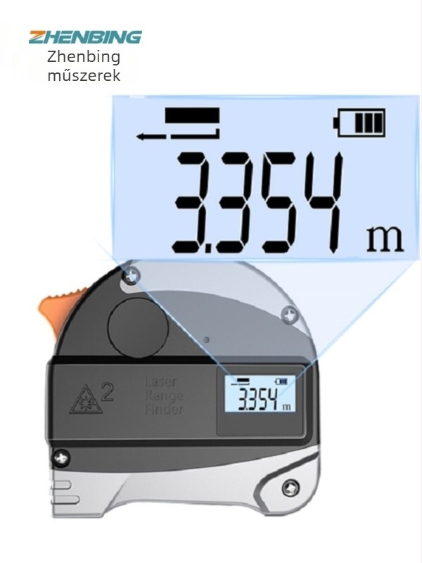 Lézeres távolságmérő infravörös elektronikus vonalzóval, nagy precizitású Luban mérőeszköz, kézi mérőeszköz