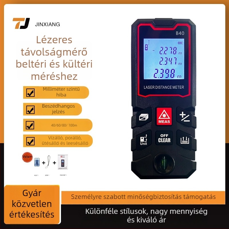 Kézi lézeres távolságmérő, Rangefinder sorozat, lézeres mérési típus, mérési tartomány 25–70