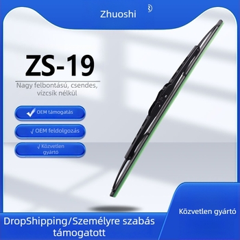 Autó ablaktörlő 85242-60050, Zhuoshi márka, kar 12-28, részleges törlés, természetes gumi