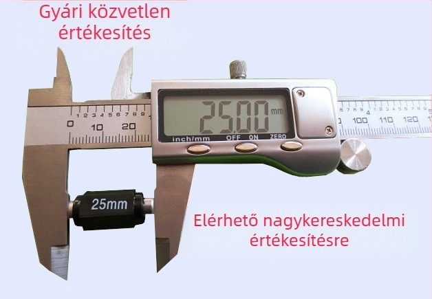 Digitális tolómérő 0-150 mm, 200 mm és 300 mm tartományokkal, elektronikus vernier tolómérő