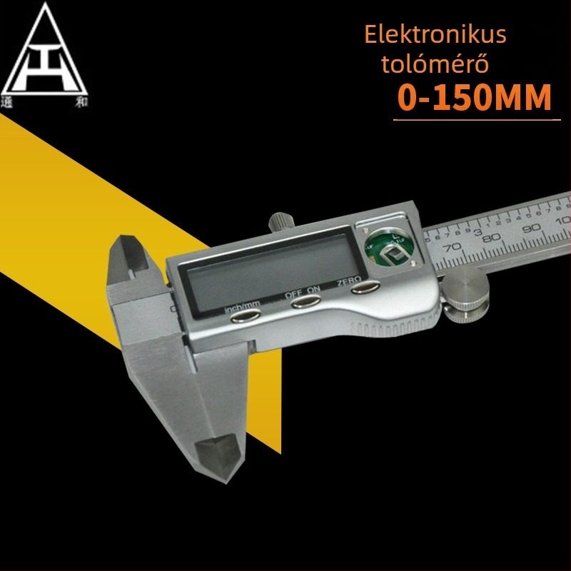 Digitális tolómérő 0-150 mm, 200 mm és 300 mm tartományokkal, elektronikus vernier tolómérő