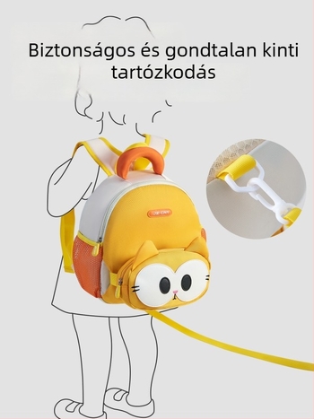 Kyushu Cat bölcsis hátizsák - állat mintás, könnyű, vízálló mini hátizsák 1-6 éveseknek
