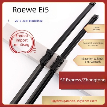 Roewe Ei5 keret nélküli ablaktörlő, 2018–2021 modellhez, gumírozott penge