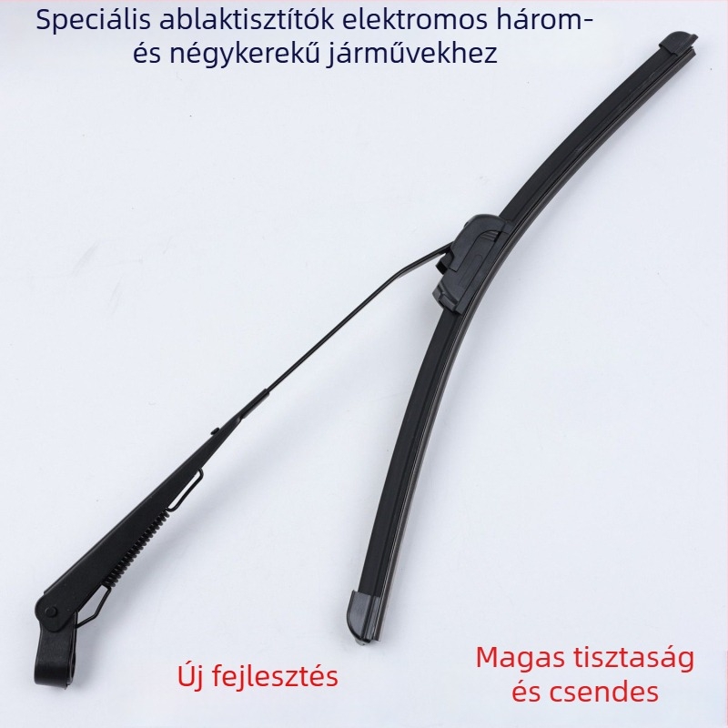 Elektromos háromkerekű ablaktörlő — egyoldalas, univerzális törlőkar