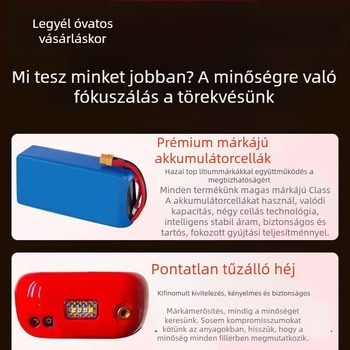 Hordozható, vezeték nélküli autógumi felfújó digitális kijelzővel, 12V, kevesebb mint 80W, 25 L/perc, USB töltés