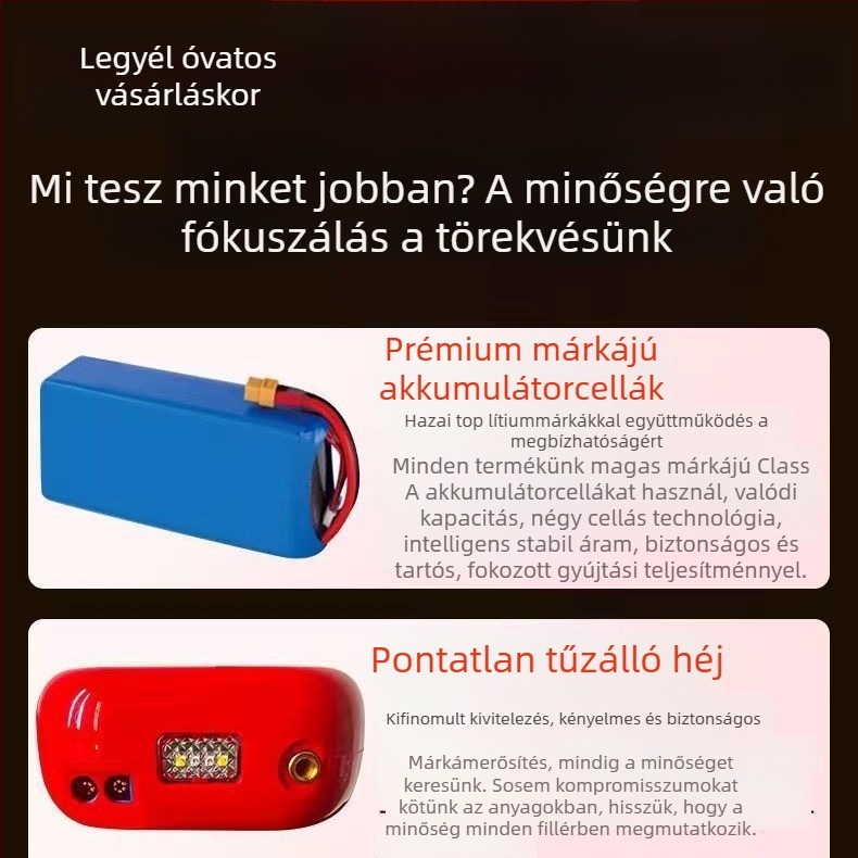 Hordozható, vezeték nélküli autógumi felfújó digitális kijelzővel, 12V, kevesebb mint 80W, 25 L/perc, USB töltés