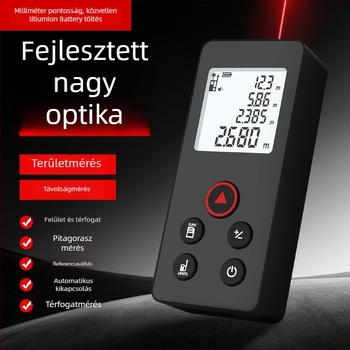Peak of Rice N40puls hordozható infravörös lézer-távolságmérő a felületek és távolságok pontos méréséhez