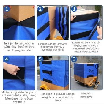 Nylon Velcro köteghevederek palettákhoz és csomagokhoz, újrahasználható