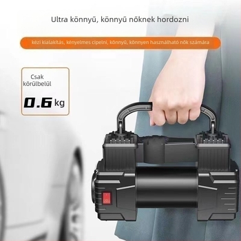 Elektromos járművek légpumpája, 220W, digitális kijelző, két vagy több henger, figyelmeztető fény