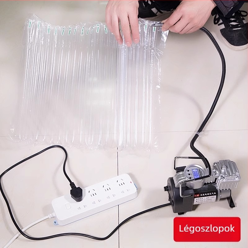 220V háztartási felfújó, fémtesttel, 200W, 1,2 m kábel, manométer, autóhoz, kerékpárhoz, motorkerékpárhoz, labdákhoz, buborékoló oszlophoz