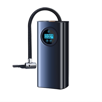 Autóba szánt levegőpumpa manométerrel, USB töltéssel, 8,4V, 100W, 70 L/min, digitális kijelző
