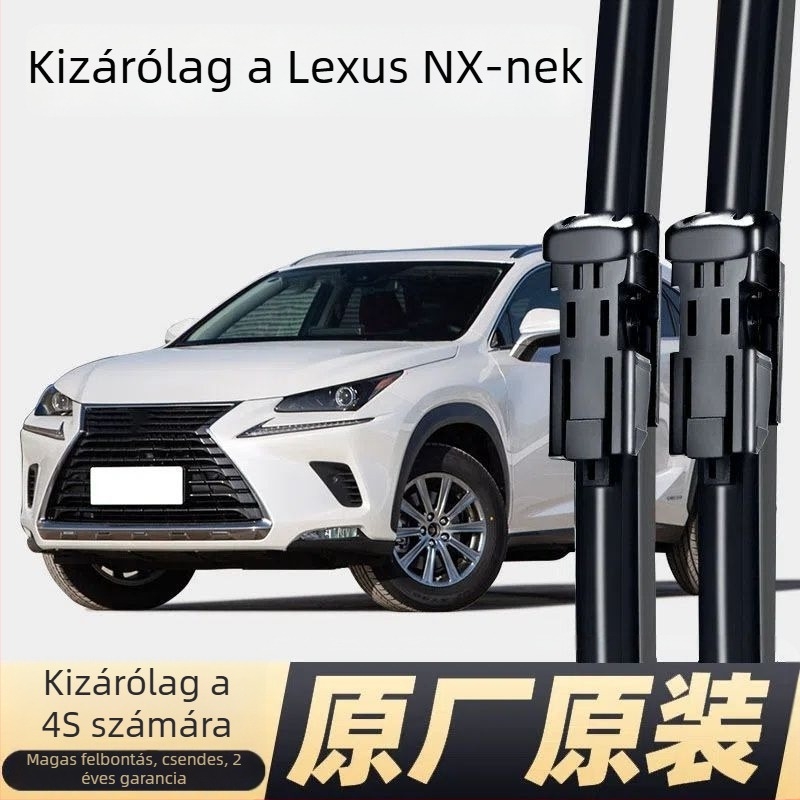 Lexus NX ablaktörlők – keret nélküli, első és hátsó, 300H gumisáv, Ganuo