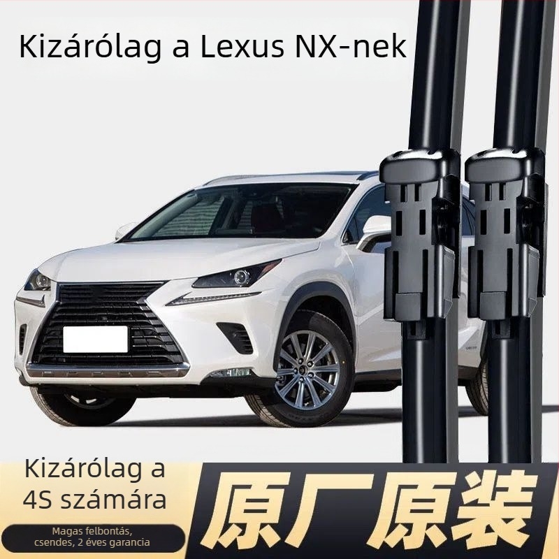 Lexus NX ablaktörlők – keret nélküli, első és hátsó, 300H gumisáv, Ganuo