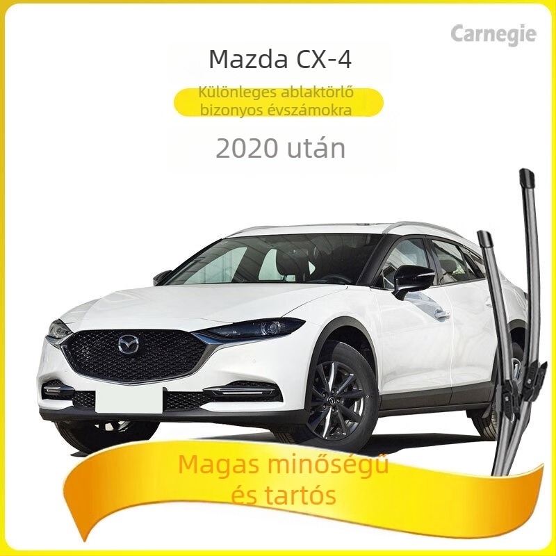 Keret nélküli ablaktörlő Mazda CX-4-hez, első és hátsó, gumiból, Snow soaring
