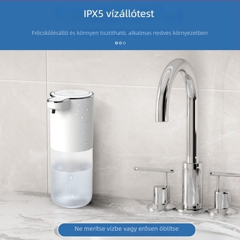 Automatikus infravörös érzékelővel rendelkező szappanadagoló – ABS, 280 g, injekciós formázás, modern minimalista stílus