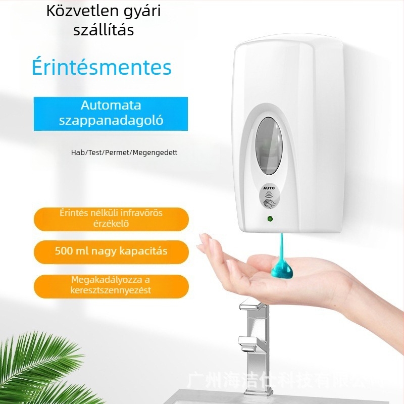Automata szenzoros szappanadagoló szállodákhoz – műanyag, CE tanúsítvány, ABS feldolgozás, 1 kg, modern minimalista dizájn