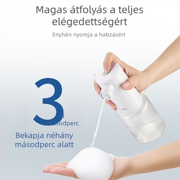 Automatikus habzó szappanadagoló, ABS anyag, 280 g, kézi nyomás működés, márka Aojiele