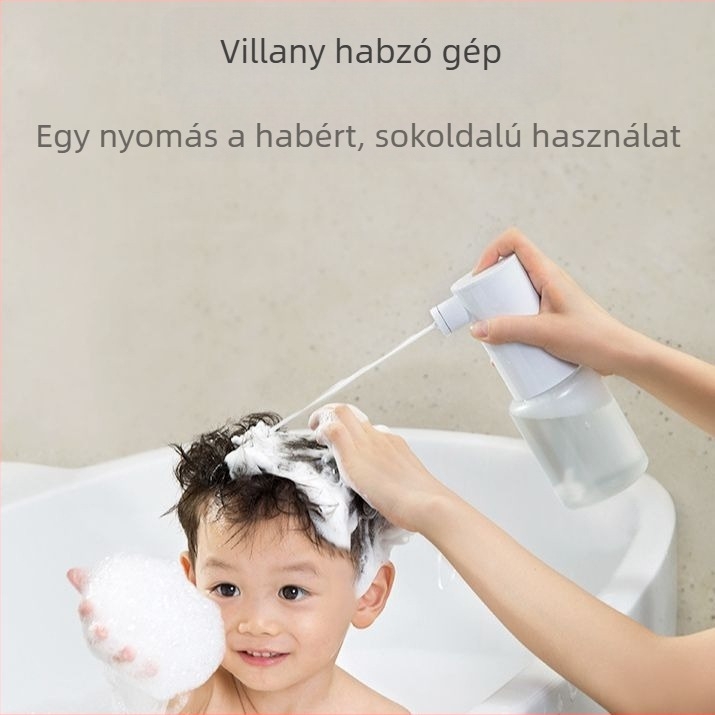 Automatikus habzó szappanadagoló, ABS anyag, 280 g, kézi nyomás működés, márka Aojiele