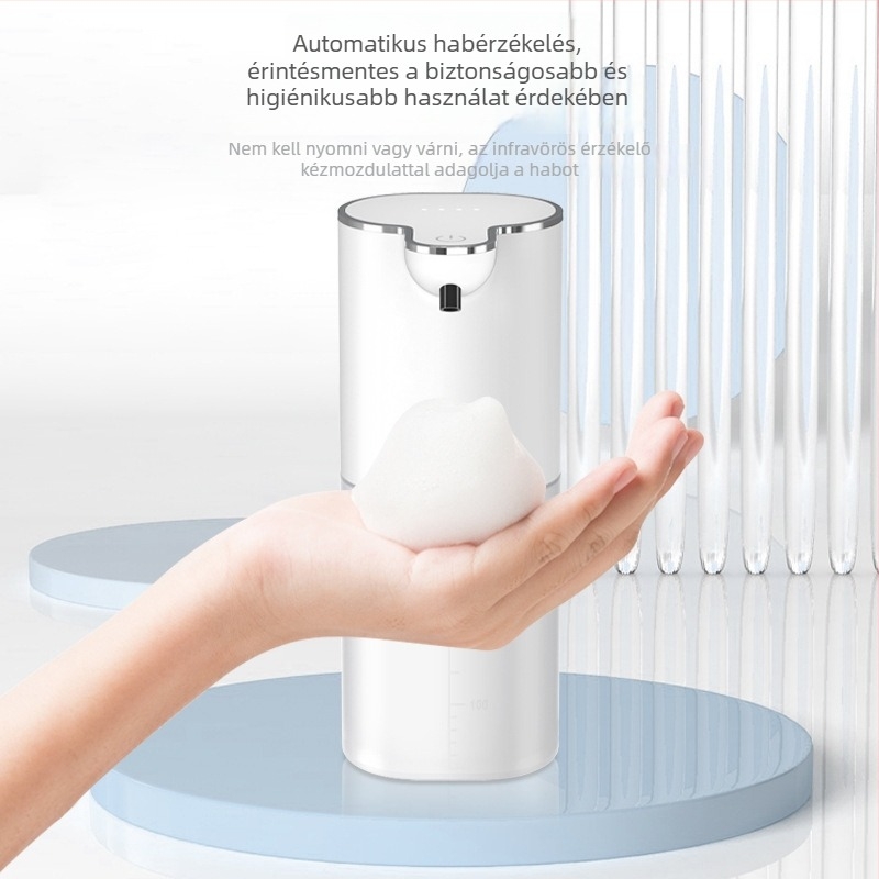 P9 falra szerelt automata habszappan adagoló – érintésmentes érzékelés, újratölthető