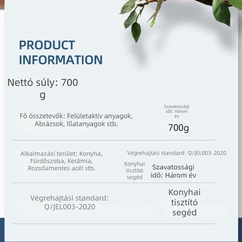 Általános tisztítószer Clean and Bright — Mélytisztítás, 500 ml, 16 palackos doboz