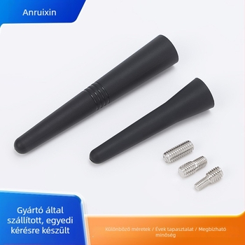 Autó rádió antenna menetes telepítéssel; univerzális kompatibilitás; 12 V működés; feldolgozás és testreszabás elérhető (Telepítés: menetes; Feszültség: 12 V; Kompatibilitás: univerzális; Testreszabás: elérhető)