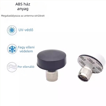 Hárommódú aktív külső autó navigációs antenna GPS, BeiDou és GLONASS, omni irányú, gombafejű fej