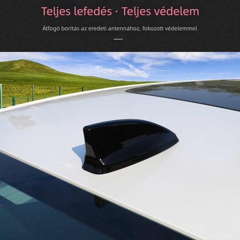 Autórádió antenna dísz Shark Fin Civic 2022 11. generációhoz – Típus: autórádió antenna; Szerelés: ragasztó; Kompatibilis: Civic 2022; Márka: Living in the Car
