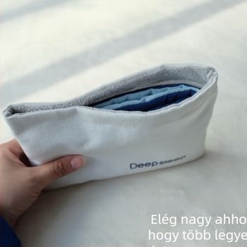 Vászon utazási tároló rendező Velcro zárással — lélegző, gyorsan száradó, antibakteriális, modern minimalist stílus