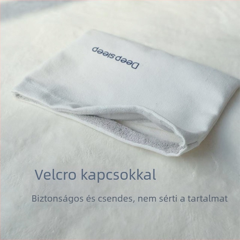 Vászon utazási tároló rendező Velcro zárással — lélegző, gyorsan száradó, antibakteriális, modern minimalist stílus