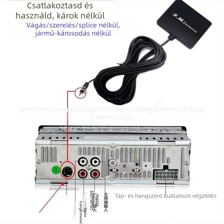HCY ANT-309 autó rádióantenna, digitális FM patch antenna