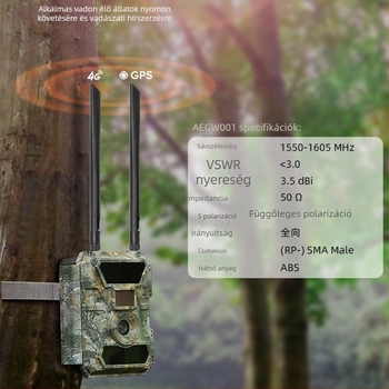 GPS ragasztós bot antenna, omnidirekcionális, nagy nyereségű, SMA csatlakozó, autó navigációs rendszerhez