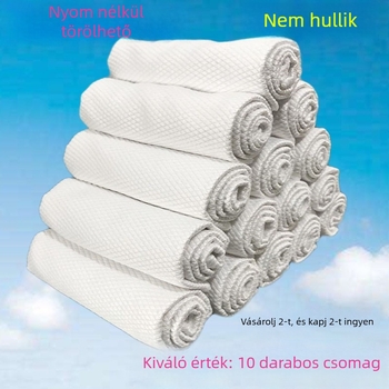 Nem szőtt anyagú edények szárító kendő, vízfelvétel, nyom nélkül, alkalmas edényekhez és tálakhoz, 2019-ben megjelent