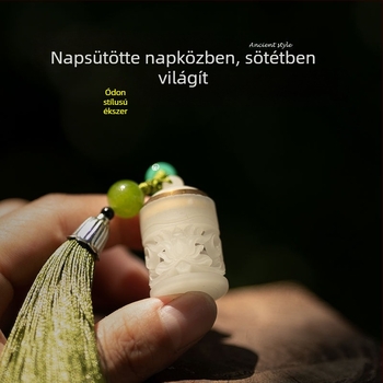 Gyanta kulcstartó aromaterápiára – üreges illatosító golyó, autó- és telefon-tartozék