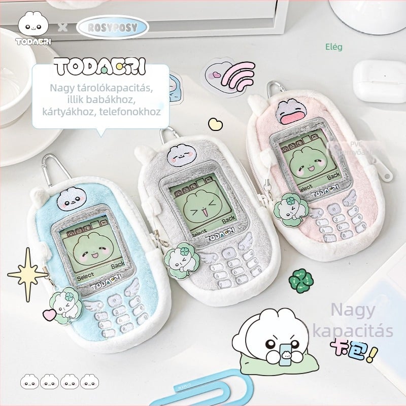 RosyPosy Nyuszi Ügynök Kártyatartó Medállal – Kisméretű Kártyakészlet, Ajándék Kollégáknak, Barátoknak, Gyerekeknek, Osztálytársaknak