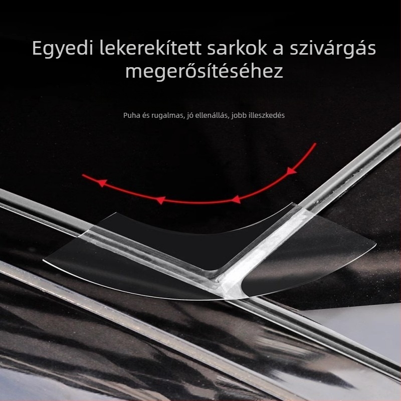 Tetőablak tömítőcsík szilikonból, 0,5 cm vastagság, JT modell, általános kompatibilitás