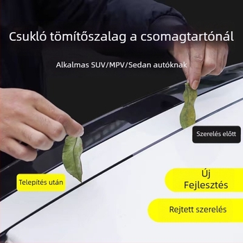 Autócsomagtartó tömítőszalag – porvédő, hangszigetelő, kopásálló