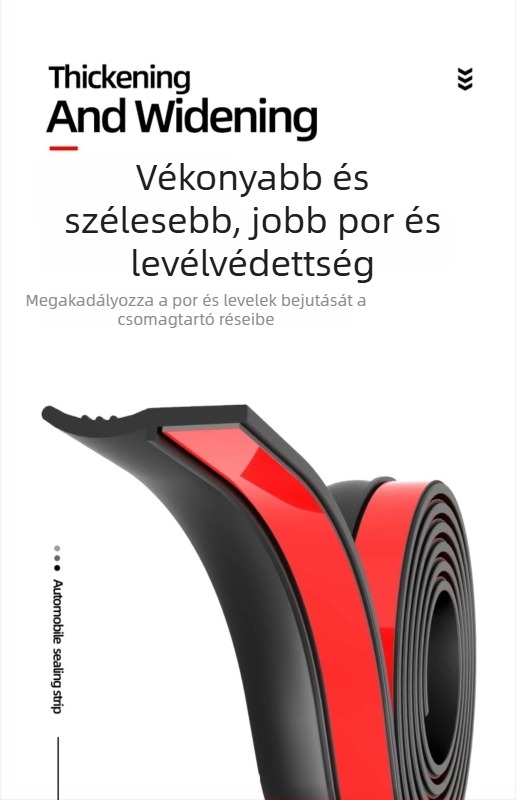 Autócsomagtartó tömítőszalag – porvédő, hangszigetelő, kopásálló