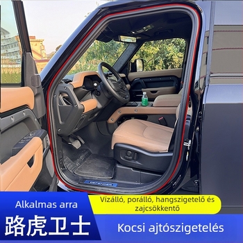 Gumiból készült ajtózáró szalag Land Rover Defenderhez, A-pilláris tömítés, porvédő és zajcsökkentő