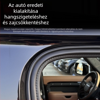 Gumiból készült ajtózáró szalag Land Rover Defenderhez, A-pilláris tömítés, porvédő és zajcsökkentő