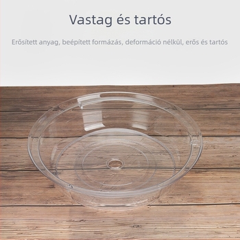 PC élelmiszerfedél – kör és ovális, átlátszó, ütésálló, büféberendezés; Anyag: PC műanyag; Márka: Qianghong; Nyomtatott logó