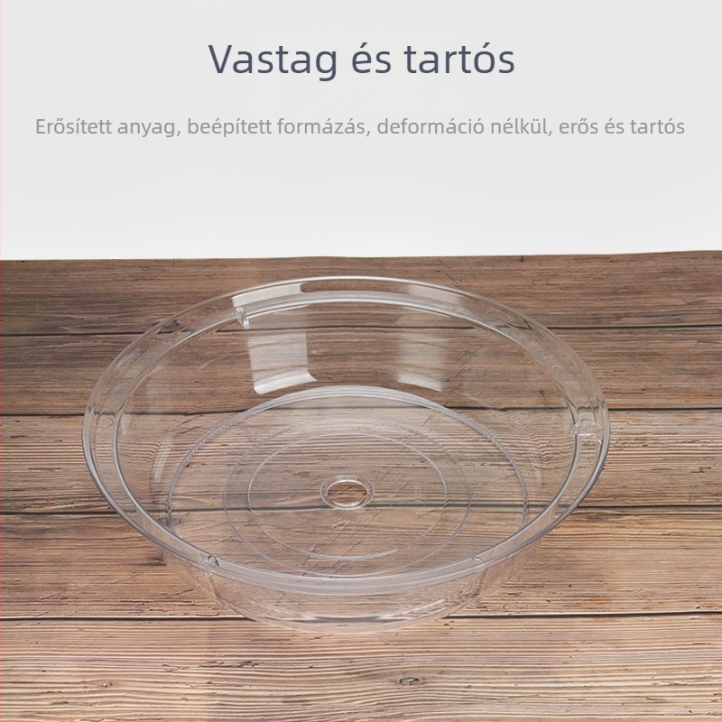 PC élelmiszerfedél – kör és ovális, átlátszó, ütésálló, büféberendezés; Anyag: PC műanyag; Márka: Qianghong; Nyomtatott logó