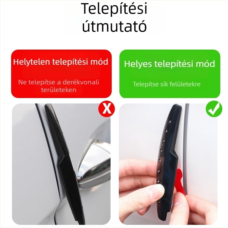 Ajtóél anti-ütköző csík kis kristályos díszítéssel — SD-2154, PVC, Shun Wei márka, általános kompatibilitás