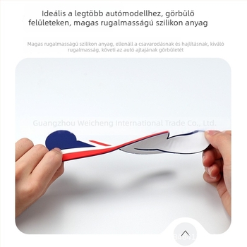 Gépjármű ajtó ütésvédő szalag — szilikon, modell FZ7876, általános kompatibilitás