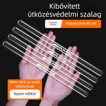 Autóajtó ütközésvédő szalag, PVC anyag, univerzális illeszkedés